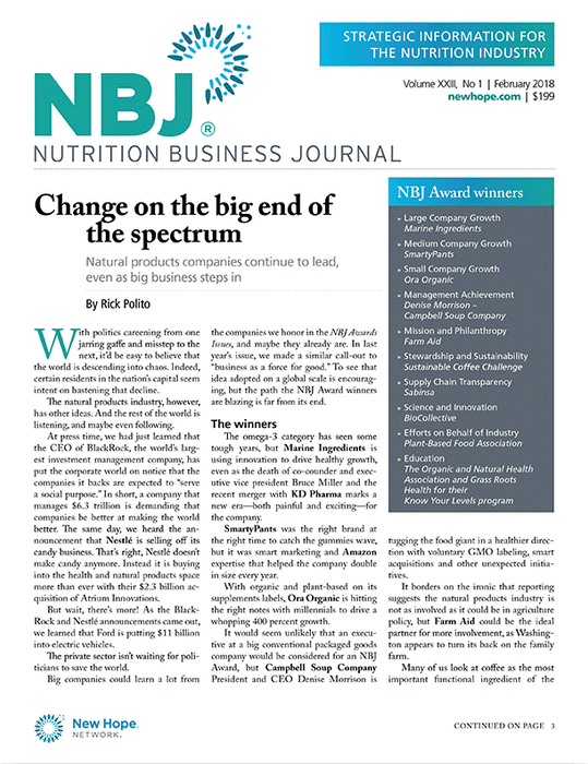 Nutrition Business Journal Subscription