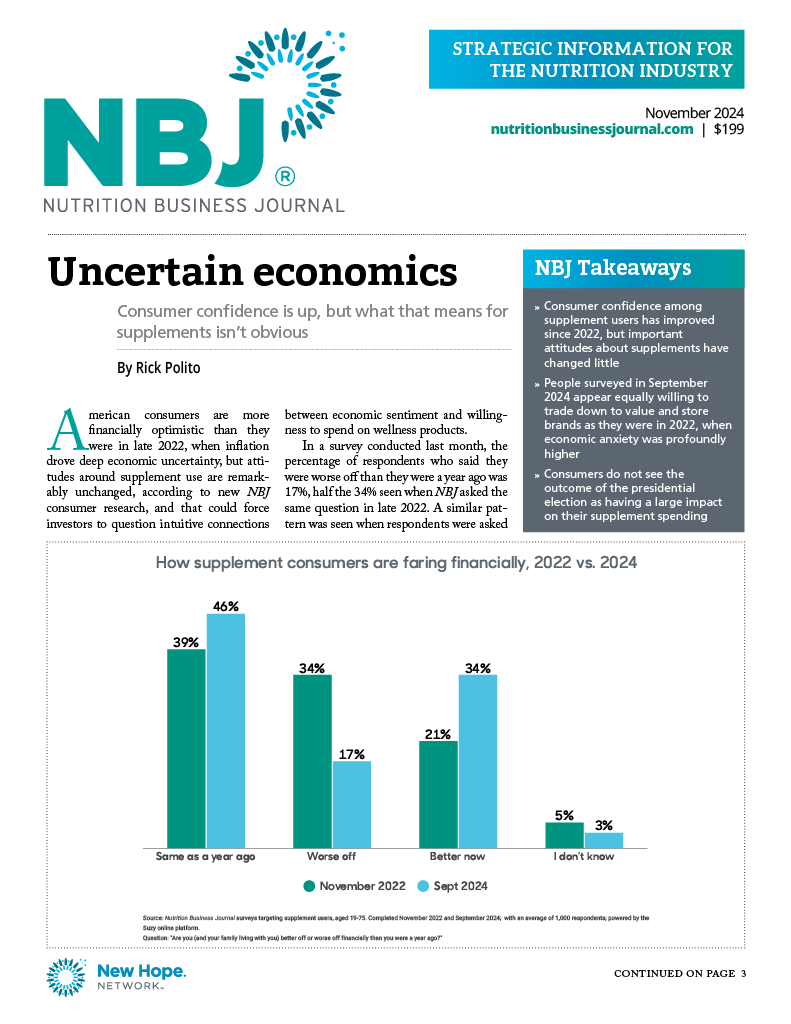 November 2024: The Finance Issue