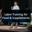 Label Training for Food & Supplements