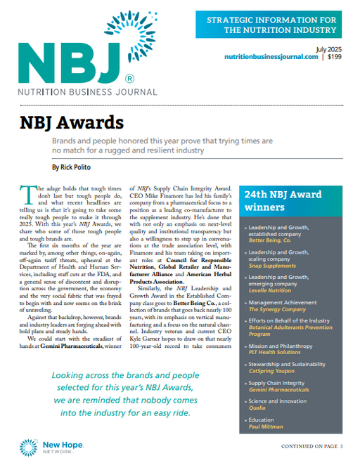 July 2025: The Awards Issue