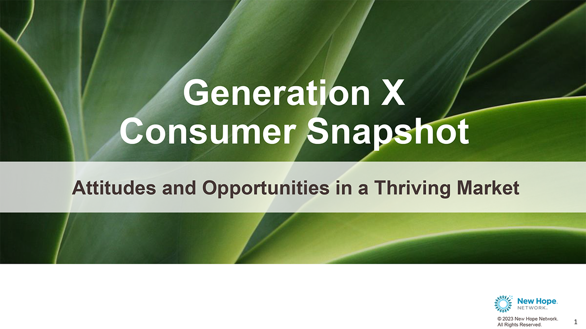 Generation X Consumer Snapshot