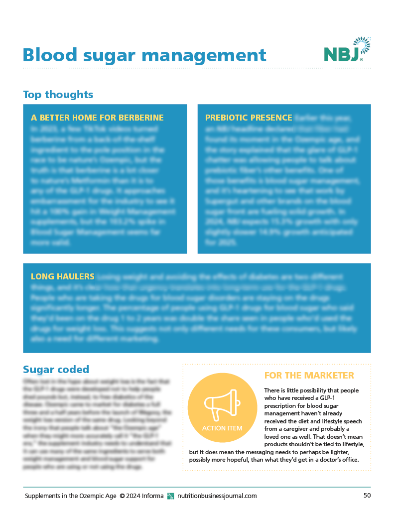 Supplements in the Ozempic Age: Special Report 2024