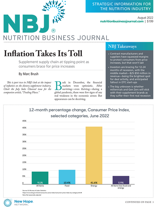 August 2022: Finance Issue