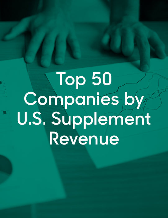 Top 50 Companies by 2022 U.S. Supplement Revenue